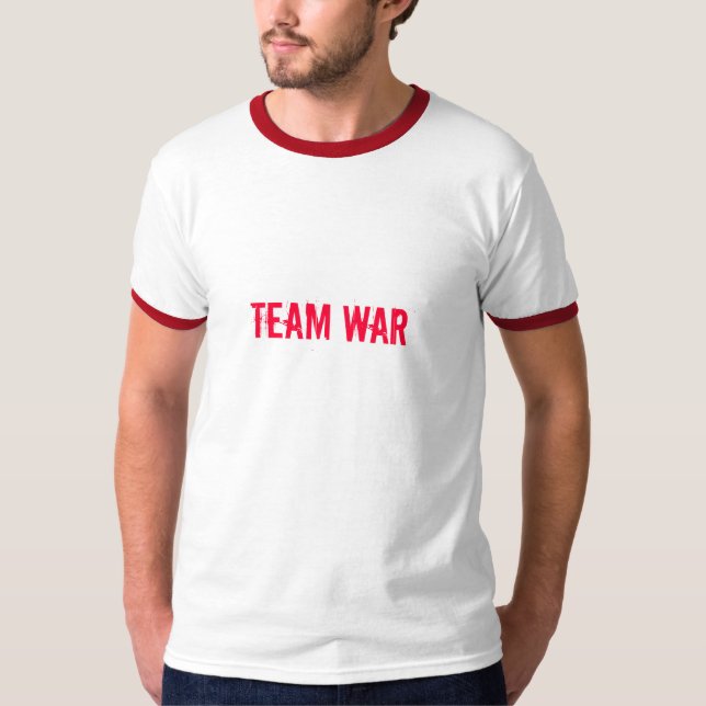 Camiseta Guerra da equipe (Frente)
