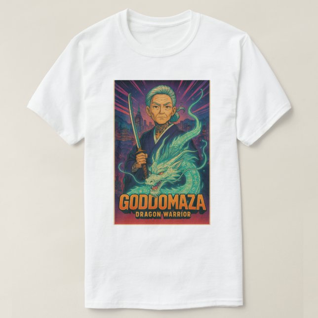CAMISETA GUERRA DE DRAGÕES DE GODDOMAZA (Frente do Design)