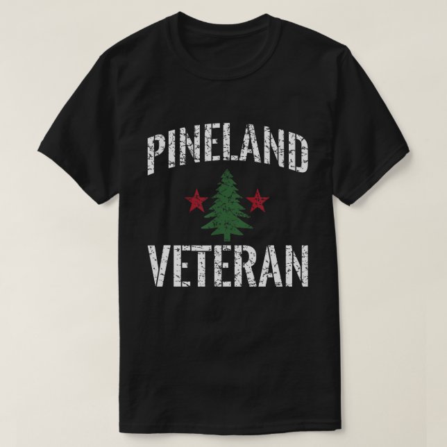Camiseta Guerra Do Exército Em Pineland Veteran 20558 (Frente do Design)