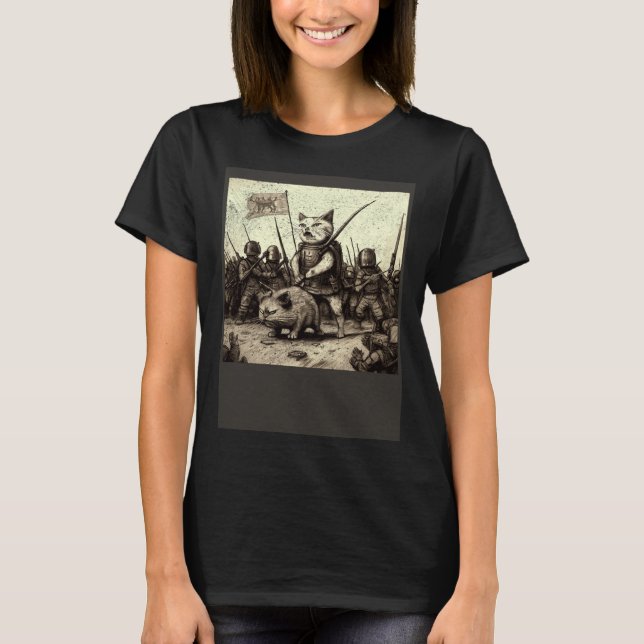 Camiseta Guerra do Porco Gato (Frente)