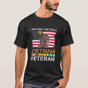 Camiseta Guerra do Vietnã _ Veterano Vietnã T Presente _ Ve