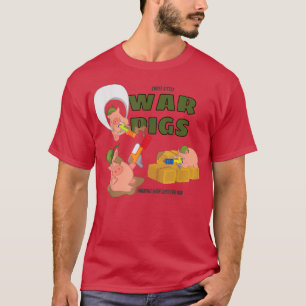 Camiseta Guerra Fazer De Porcos De Três Pequenas Guerra Ape