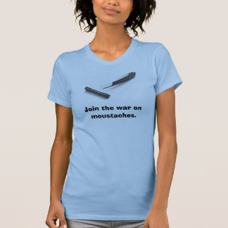 Camiseta Guerra na camisola de alças dos moustaches