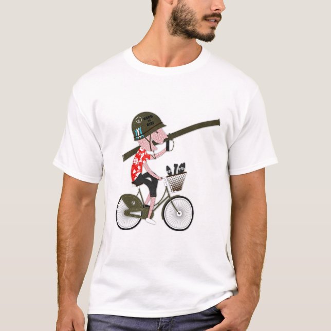 Camiseta Guerra no motorista (Frente)