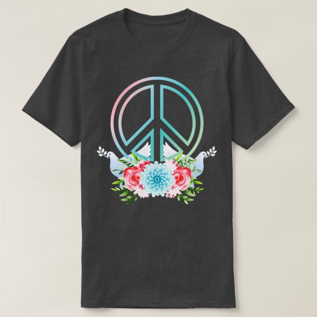 Camiseta Guerra pacífica (Frente do Design)