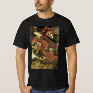 Camiseta Guerra por Arnold Bocklin, Simbolismo Antigo Arte 
