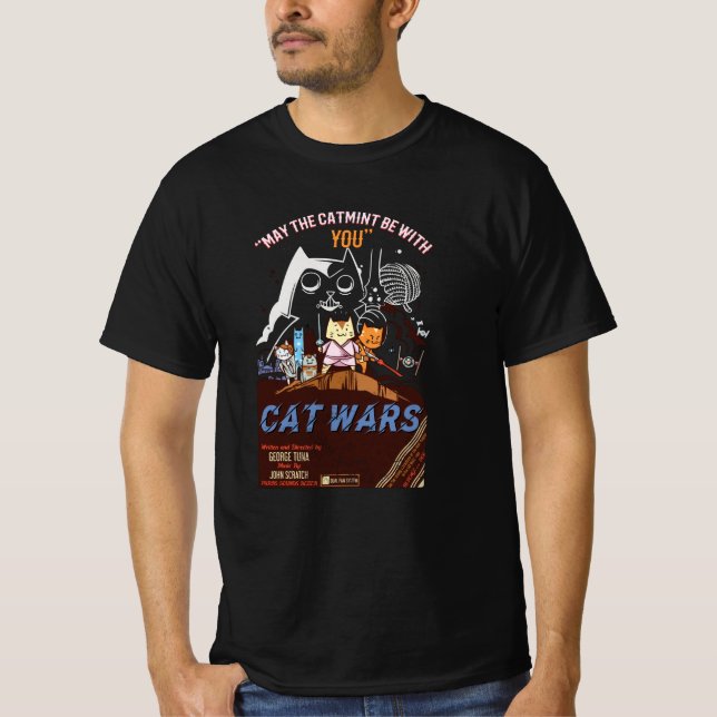 Camiseta Guerras de Gatos (Frente)