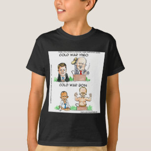 Camiseta Guerras Frias de 1960 e 2014 Divertido