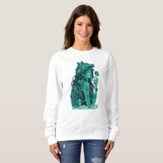 Camiseta Guerreira Cyberpunk Indomável – Capacete de Lobo A