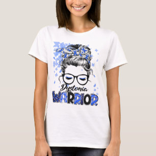 Camiseta Guerreira da Distonia Mulheres Garota Sobrevivente