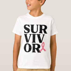 Camiseta Guerreira da Fita Rosa Conscientização do Câncer d