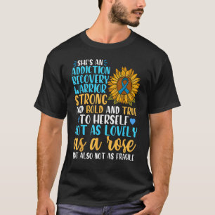 Camiseta Guerreira da Recuperação do Vício de Álcool Femini