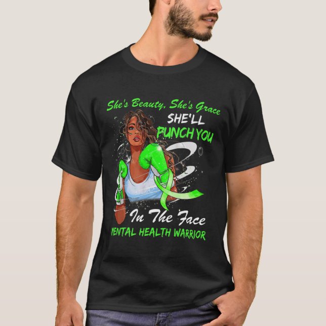 Camiseta Guerreira da Saúde Ela vai picar sua mulher negra  (Frente)