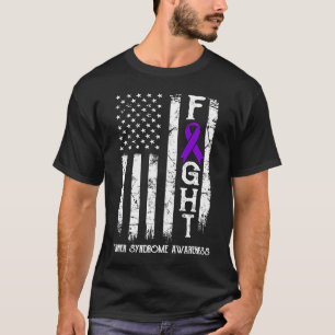 Camiseta Guerreira da Síndrome de Turner Bandeira dos EUA