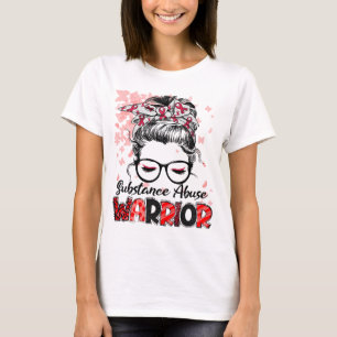 Camiseta Guerreira do Abuso de Substâncias Mulher Garota So