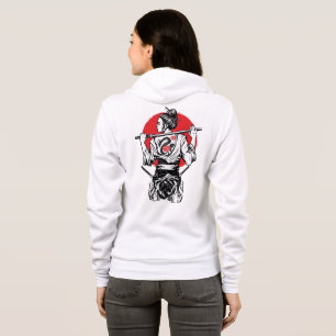 Camiseta Guerreira Samurai Feminina – Tatuagem de Rosa de D