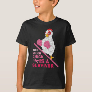 Camiseta Guerreiras Engraçadas Sobreviventes do Câncer de M