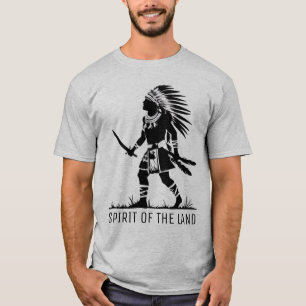 Camiseta Guerreiro Americano Nativo
