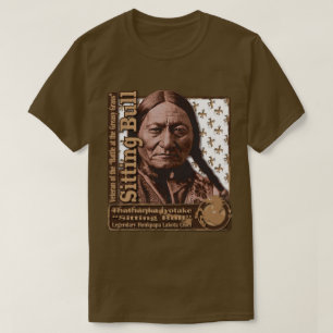 Camiseta Guerreiro Americano "Touro Sentado"