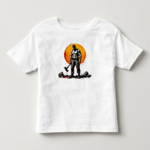 Camiseta guerreiro barbárie fantasma medieval hummer T-Shir