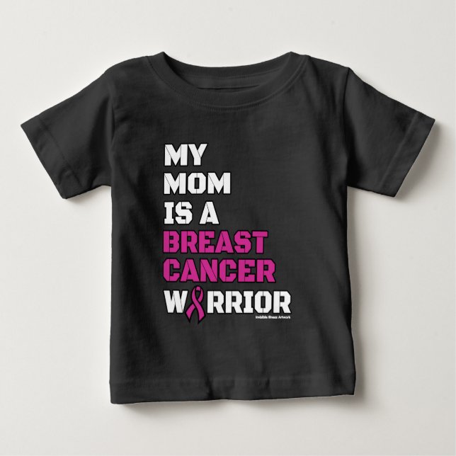 Camiseta Guerreiro/Bloqueio/Mãe...Cancer de Mama (Frente)