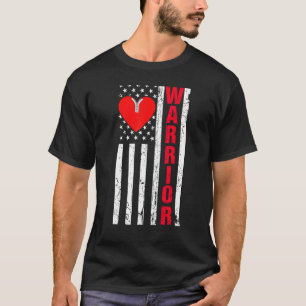 Camiseta Guerreiro Cardíaco Aberto de Recuperação de Sobrev