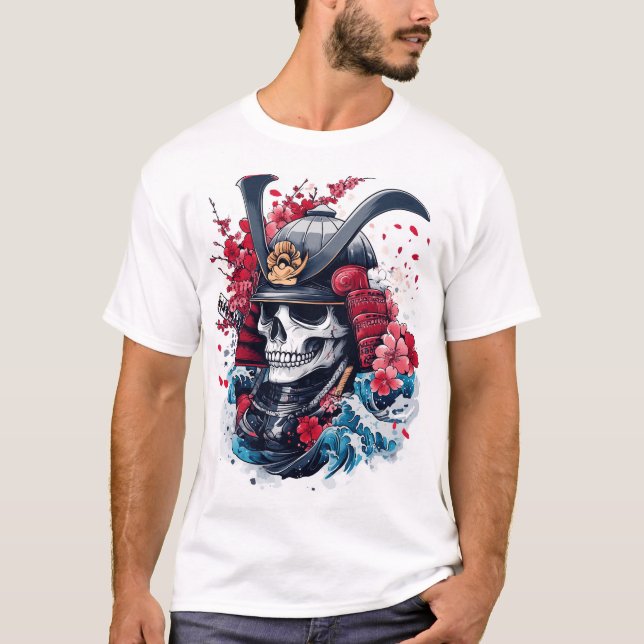 Camiseta Guerreiro Caveira Samurai (Frente)