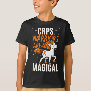 Camiseta Guerreiro Crps Magical Unicorn Orange Ribbon Causa