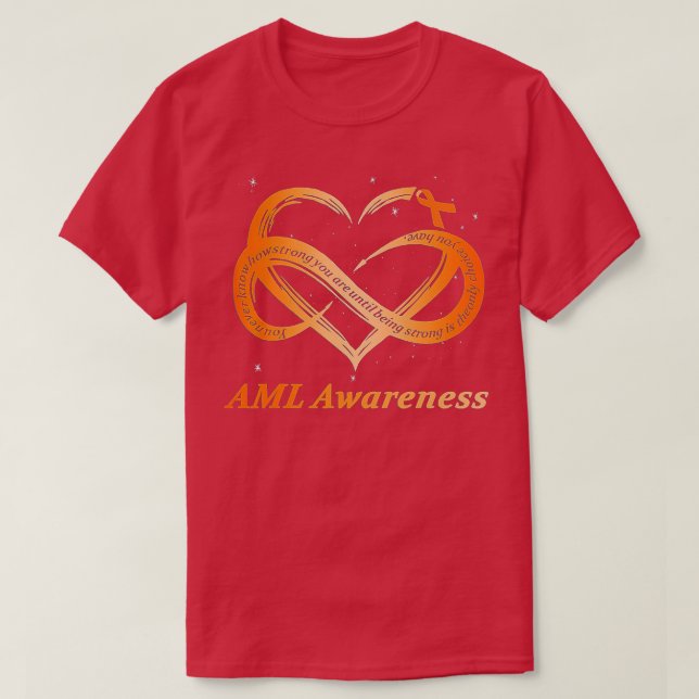 Camiseta Guerreiro da AML Sou a Awaren da Leucemia Mieloide (Frente do Design)