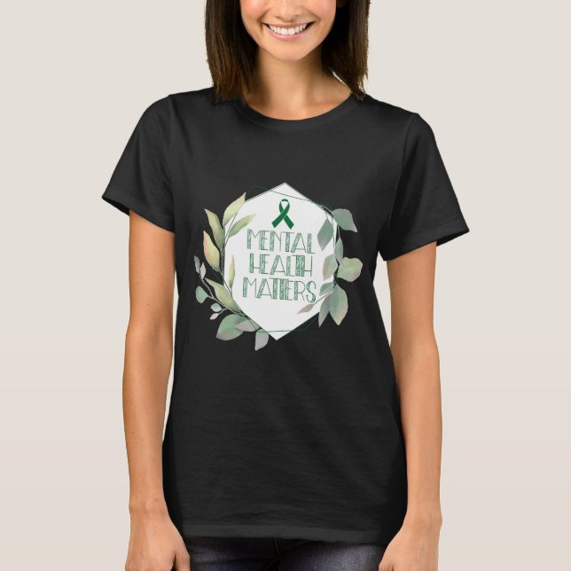 Camiseta Guerreiro da Conscientização sobre Problemas de Sa (Frente)