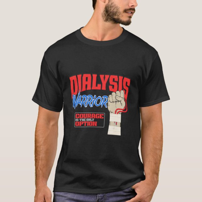 Camiseta Guerreiro da Diálise A Ney Paciente de Diálise e H (Frente)