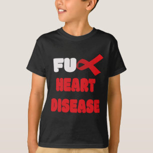 Camiseta Guerreiro da Doença Cardíaca Faixa de Saúde Fé