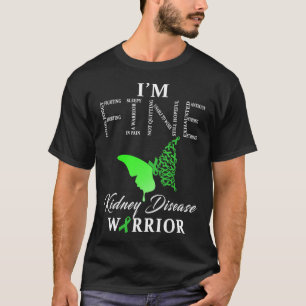 Camiseta Guerreiro da Doença dos Rins Estou bem 1