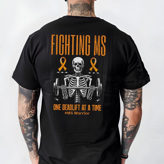 Camiseta Guerreiro da Esclerose Múltipla, presente de Levan (Criador carregado)
