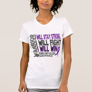Camiseta Guerreiro da fibromialgia