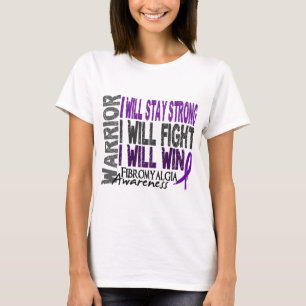 Camiseta Guerreiro da fibromialgia