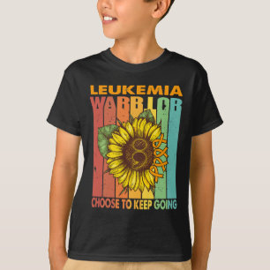 Camiseta Guerreiro da Leucemia do Girassol Escolhe Continua