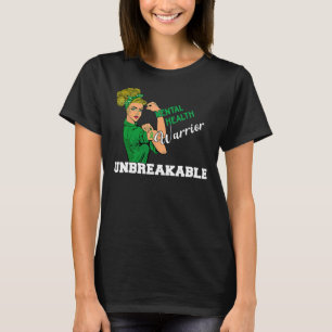 Camiseta Guerreiro da Saúde Mental Mulher Forte Inseparável
