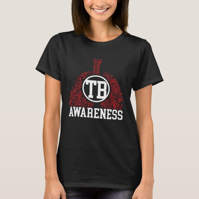 Camiseta Guerreiro da Tuberculose Conscientização da Tuberc (Frente)