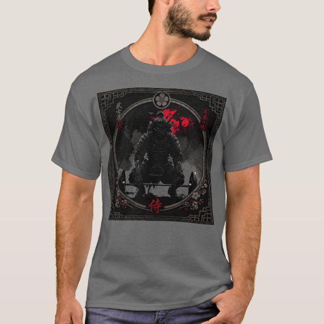 Camiseta Guerreiro de academia samurai  (Frente)
