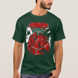 Camiseta Guerreiro de Arte do Japão Kendo Ninja Samurai Shi