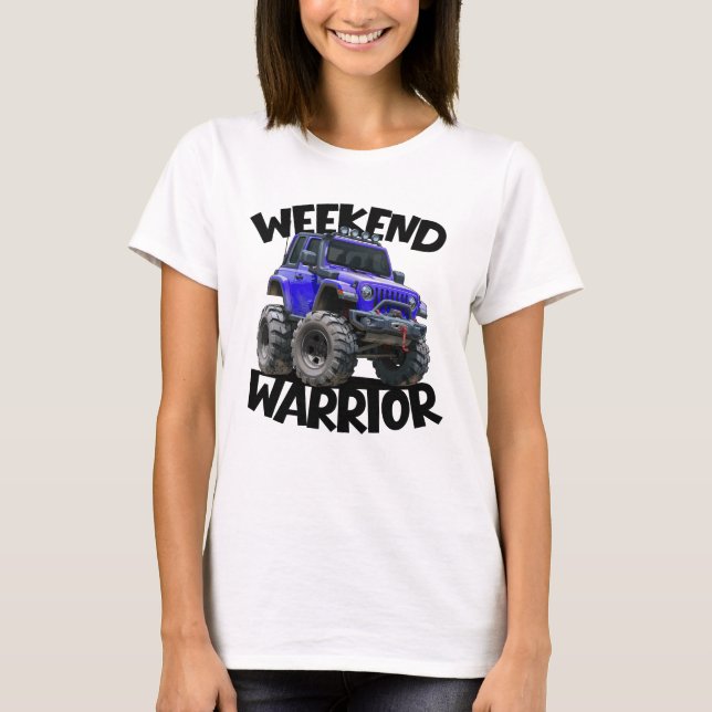 Camiseta Guerreiro de Fim de Semana 4x4  (Frente)