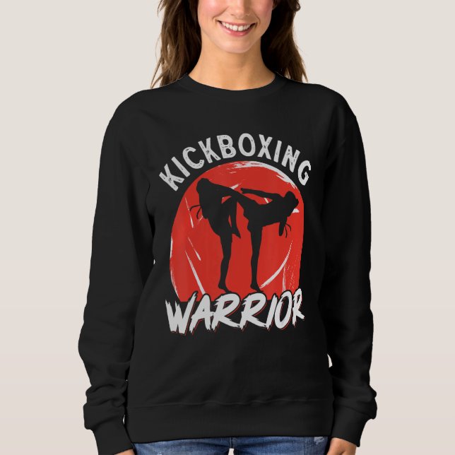 Camiseta Guerreiro de Kickboxing Vintage (Frente)