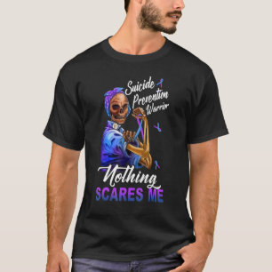 Camiseta Guerreiro de Prevenção ao Suicídio Nada me assusta