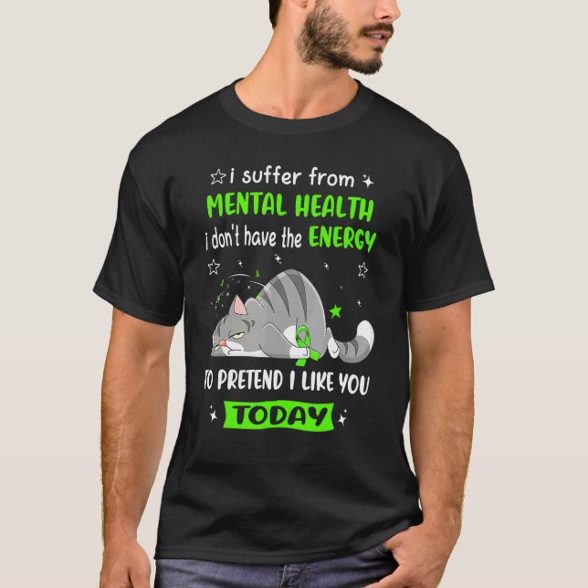 Camiseta Guerreiro De Saúde Mental Que Sofro De Saúde Menta (Frente)