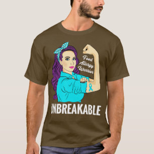 Camiseta Guerreiro de Sensibilização para a Alergia comida