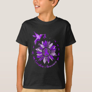 Camiseta Guerreiro de Sobredosagem da Fita Roxa do Hummingb