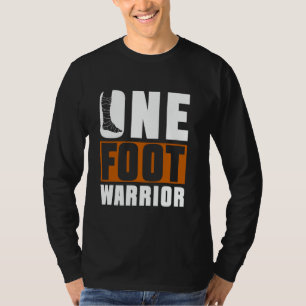 Camiseta Guerreiro de Um Pé - Lesão no Pé Quebrado