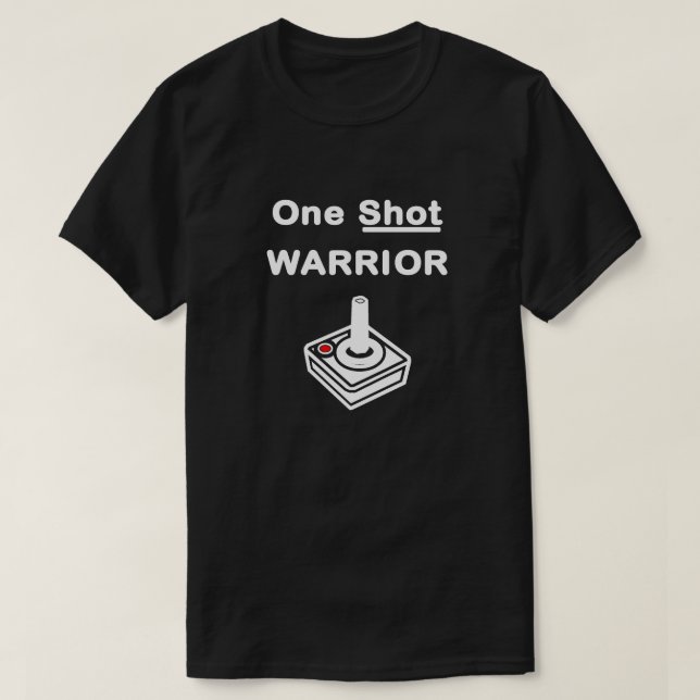 Camiseta Guerreiro de Um Tiro (Frente do Design)