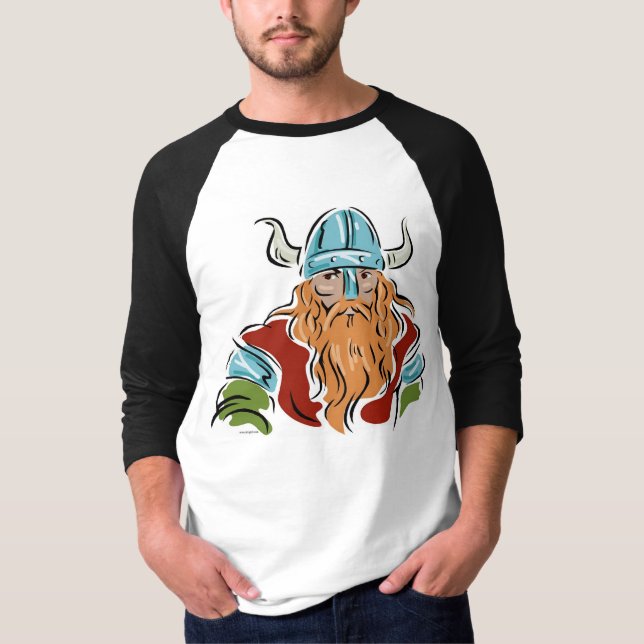 Camiseta Guerreiro de Viking (Frente)
